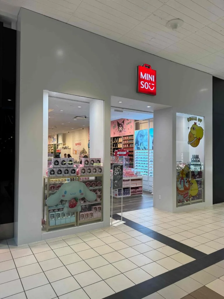 MINISO Upper Canada Mall store renovation in Newmarket Title