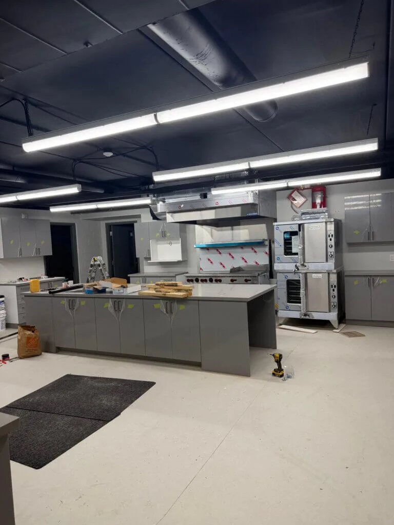 Commercial kitchen renovation at St. Mark’s Church in Markham