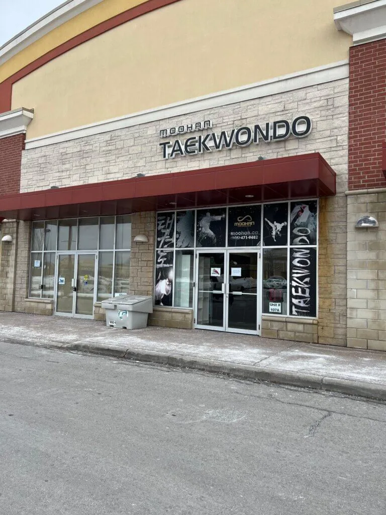 Moohan Taekwondo facility construction in Markham